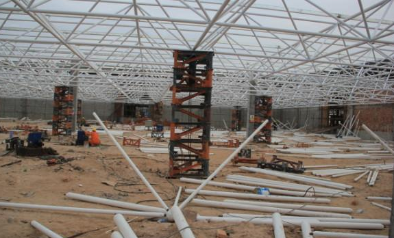 吐鲁番盘点钢结构网架装配的步履和相关关注变乱